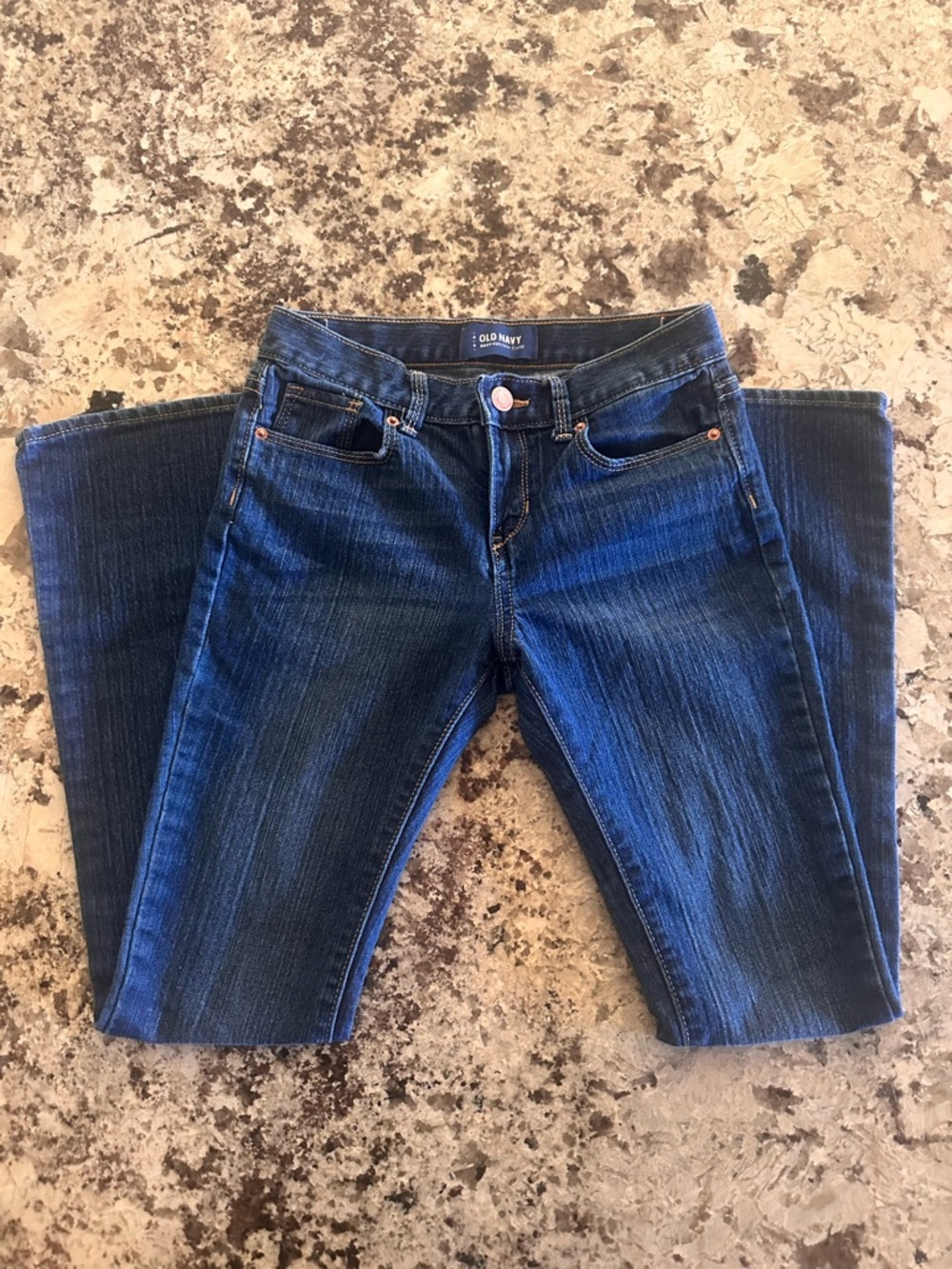 Old Navy Dark Blue Slim Bootcut Jeans